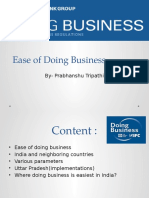 Ease of Doing Business