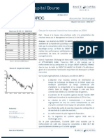 Flash Valeur CDM Par Bmce Capital Bourse