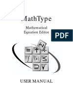 MathType User Manual