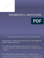 Les Théories de Motivation