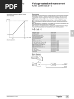 Sepam Series 80 Voltage Restraint Overcurrent