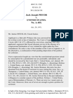 Jack Joseph Pryor v. United States. No. A-403, 404 U.S. 1242 (1971)