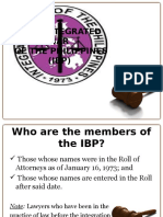 The Integrated BAR of The Philippines (IBP)