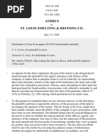 Andrus v. St. Louis Smelting & Refining Co., 130 U.S. 643 (1889)
