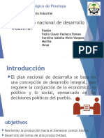 Plan Nacional de Desarrollo Industrial