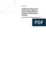 A National Protocol For Sexual Abuse Medical Forensic Examinations Pediatric U.S. Department of Justice Office On Violence Against Women