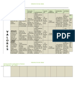 Áreas Prioritarias Proyecto de Vida