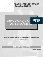 Lengua Adicional Al Español 3-2015