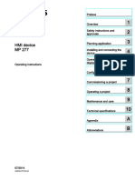 Hmi MP 277 Operating Instructions en-US en-US PDF