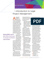 An Introduction To Legal Project Management - Society For Computers and Law