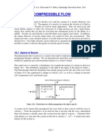 Chapter 16 Compressible Flow: 16.1 Speed of Sound