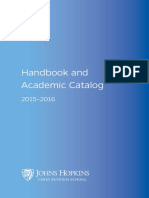 Handbook Catalog 2015-16