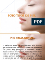 Tipos de Piel - Grasa Normal, Grasa Deshidratada, Ocluida y Mixta