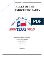 Texas Democratic Party (TDP) Rules