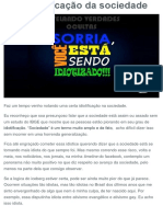 A Idiotificação Da Sociedade