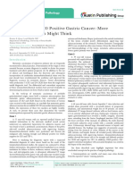 Ck7 Negative, Ck20 Positive Gastric Cancer: More Common Than You Might Think