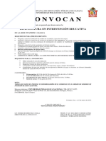 Convocatoria A Nuevo Ingreso para Lie. para Sede y Subsede de Temascal.