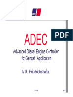 ADEC™ - Advanced Diesel Engine Controller For Genset Application - 2007 - MTU® PDF