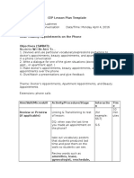 Making Appointments Lesson Plan