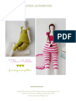 English Tilda Matilda Free Amigurumi Pattern