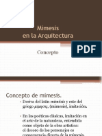 Mimesis en La Arquitectura PDF