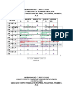 Horario de Clases Latino