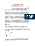 Microsoft Word - Transistor Models and The Feedback Amp - Docmicrosoft Word - Transistor Models and The Feedback Amp - Doctransistor - Models - and - The - Fba