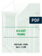 Kiln Audit Training Introduction