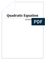 Quadratic Equation