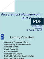 Procurement Management Best Practices