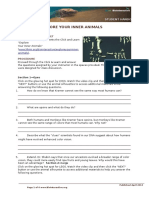 Hhmi Inner Animals Worksheet