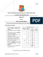 Biology Paper 2