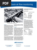 MeasurIT FCI ST98 Project Aeration Basin Air Flow Monitoring 0803