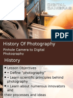 History of Photography: Pinhole Camera To Digital Photography