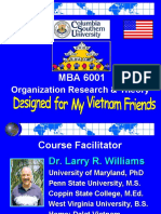 VN - MBA 6001 - Org Research & Theory