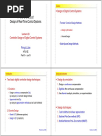 Design of Real-Time Control Systems