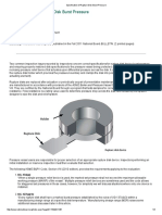 NB-18 - Specification of Rupture Disk Burst Pressure