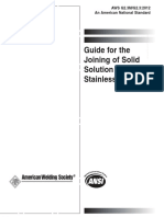 AWS G 2.3M G2.3-2012 Guide For The Joining of Solid Solution Austenitic Stainless Steels - Part1 PDF