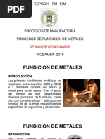 Moldes Desechables Fund. Metales 