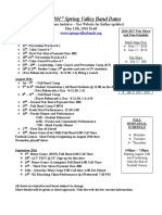 SV Band Dates 2016-17 Revised 5-13-16
