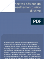 Conceitos Básicos Do Aconselhamento Não-Diretivo