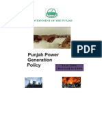 Punjab Power Generation Policy 2006