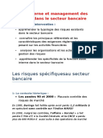 Audit Interne Et Management Des Risques Dans Le Secteur Bancaire