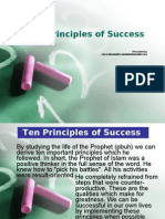 Ten Principles of Success