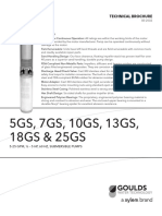 B5-25GS. Goulds Water Technology - SUBMERSIBLE PUMPS Residential Water Systems (8 Model 18GS)