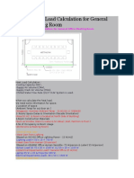 Sample Heat Load Calculation For General Office Meeting Room