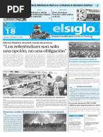 Edicion Impresa El Siglo 18-05-2016