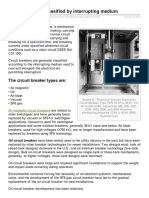 Circuit Breakers Classified by Interrupting Medium