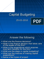 Capital Budgeting