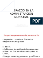 Liderazgo en El Sector Municipal